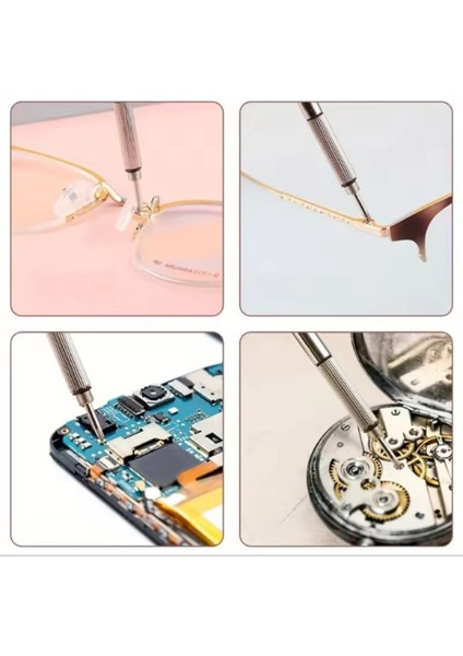 2 Adet Gözlük , Telefon, Saat Tornavidası, 3 Fonksiyonlu Yıldız, Düz ve Somun Başlıklı fırsatları