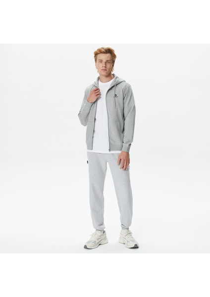 Go-To Embroidered Star Chevron Standard Fit Full-Zip Unisex Gri Kapüşonlu Eşofman ÜSTÜ.035 indirimleri