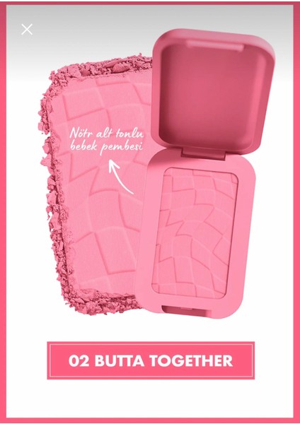 Nyx Professional Makeup Buttermelt Blush Kremsi Pudra Allık - 02 Butta Together fiyatları