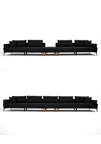 Zeri Lobi Koltuğu & Şark Köşesi - Siyah 111