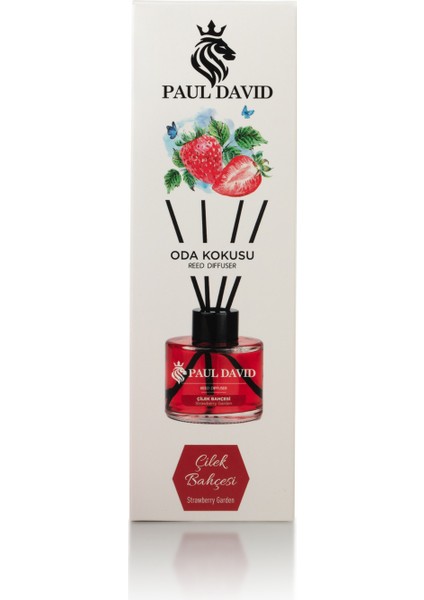 Çilek Bahçesi Yüksek Koku Yayılımlı Dekoratif Bambu Çubuklu Oda Kokusu 145 ml modelleri