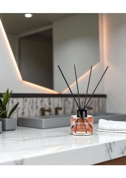 Sandal Ağacı Yüksek Koku Yayılımlı Dekoratif Bambu Çubuklu Oda Kokusu 145 ml fırsatları