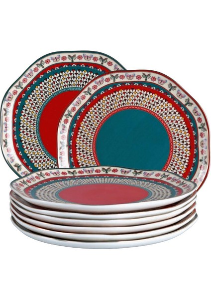 Lucky Art Liora Bone 19CM 6 Lı Tabak Seti fiyatları