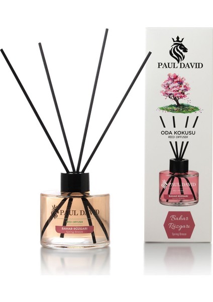 Bahar Esintisi Yüksek Koku Yayılımlı Dekoratif Bambu Çubuklu Oda Kokusu 145 ml