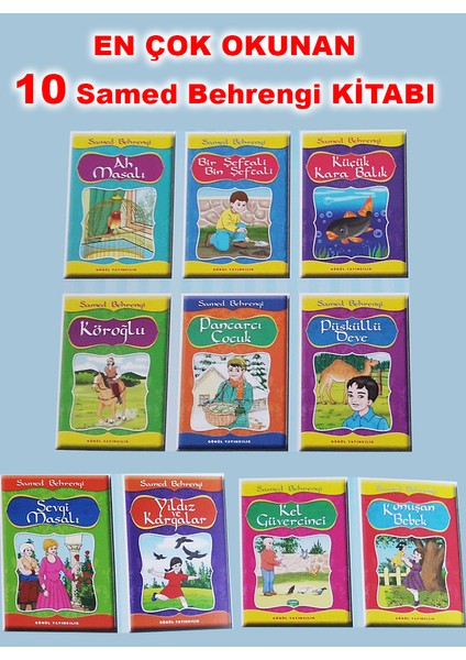 Samed Behrengi'den 10 Kitap 2. ve 3. Sınıflara Uygun
