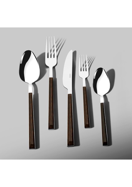 Viola Ahşap 6 Kişilik Desenli 30 Parça Kutulu Çatal Kaşık Bıçak Takımı fiyatları