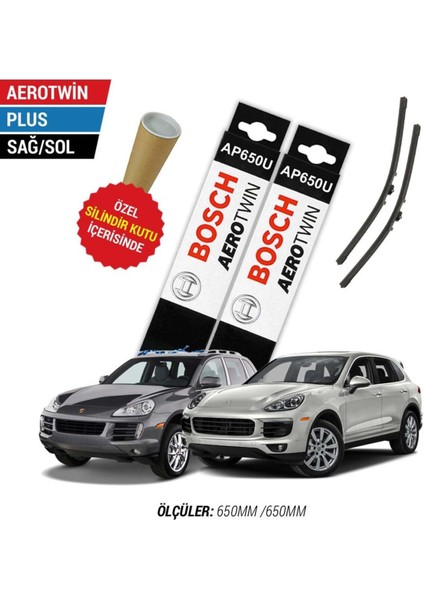 Porsche Cayenne Silecek Seti (2007-2017) Bosch Aerotwin Plus