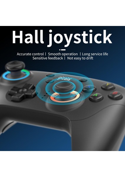 Kablosuz Oyun Kontrolcüsü Gamepad Hall Effect Triggers Joystick Game Controller Switch 2 / Switch/ Pc/steam/android/ıos fırsatları