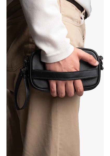 Dors Hakiki Deri Kişiye Özel İsim Baskılı El Çantası