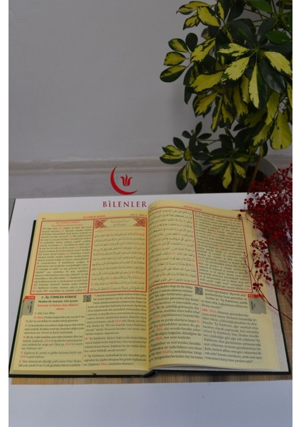 Bilgisayar Hatlı, Renkli, 3 Lü Kur'an-I Kerim Rahle Boy fiyatları