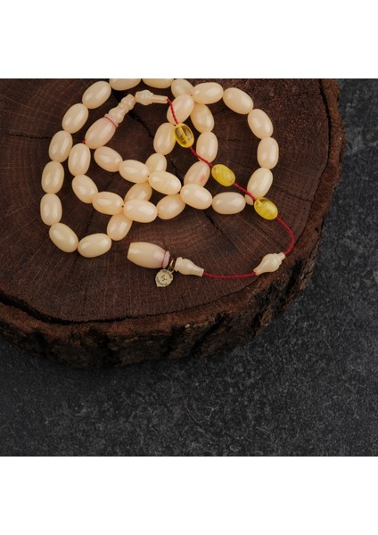 Kadim Katalin Usta Işi Imzalı Beyzi Kesim 8X12MM Tesbih fırsatları