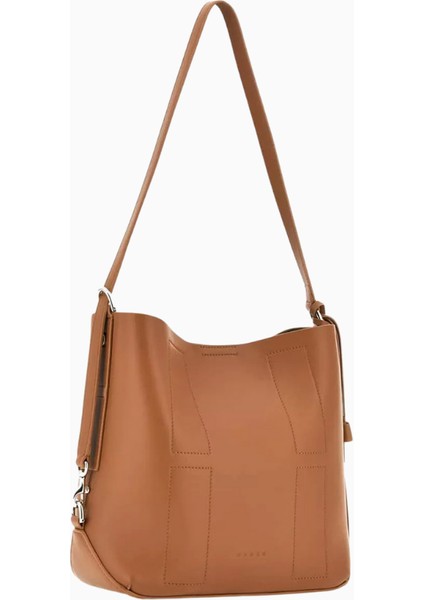 Small Hocket Kahverengi Deri, Zarif ve Lüks Hobo Omuz Çantası, Günlük Şıklık