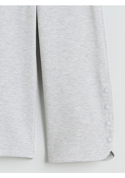 Lcw Kids Gri Beli Lastikli Kız Çocuk Eşofman Alt modelleri