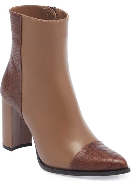 Kahve Hakiki Deri Kadın Klasik Bot - K23K1BT67059-I0A fiyatları