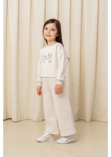 Kız Çocuk Oh My God Tavşan Baskılı 2li Takım - 6305/6306 fırsatları