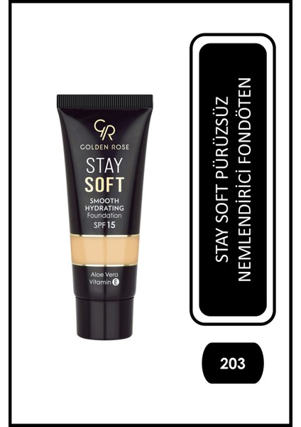 Stay Soft Smooth Hydrating Foundation - 203 - Nemlendirici Fondöten
