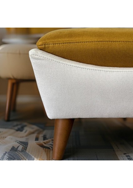 Porta Puf – Modern Tasarım, Ahşap Ayaklı, Konforlu Oturma ve Dekoratif Puf fiyatları