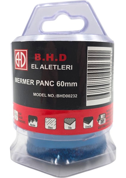 B.h.d BHD00232 60MM Elmas Mermer Granit Delme Panç fırsatları