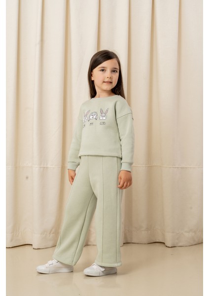 Kız Çocuk Oh My God Tavşan Baskılı 2li Takım - 6305/6306 fırsatları