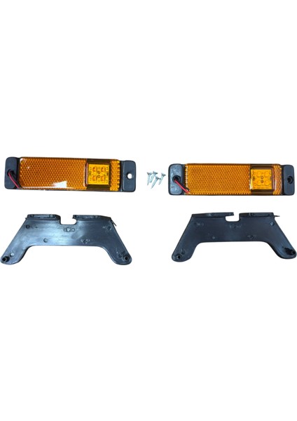 Krone Side Marker Lamba Masa Lambası Sarı 24V 4 LED 2 Adet Fiyatı TAS007S