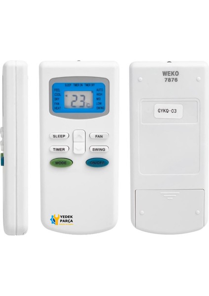 Sunny Uyumlu Gykq-03 Klima Kumandası