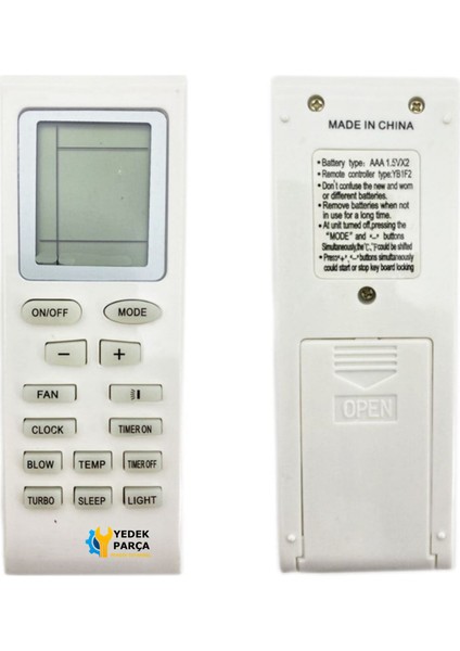 Gree Klima Kumandası C1181027