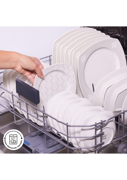 Deren 57 Parça 12 Kişilik Porselen Yemek Takımı