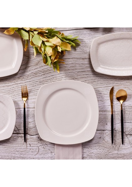 Deren 57 Parça 12 Kişilik Porselen Yemek Takımı