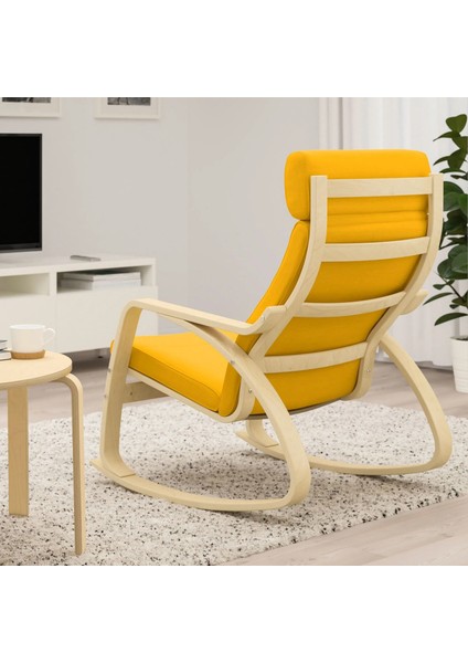 Poäng Sallanan Koltuk Skiftebo Sarı Huş fırsatları