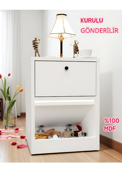 Kili Gizli Bölmeli Komodin,mdf,kurulu Gönderilir,montaj Gerekmez