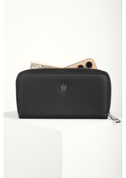 Tokyo Floter Black Deri Telefon Cüzdanı