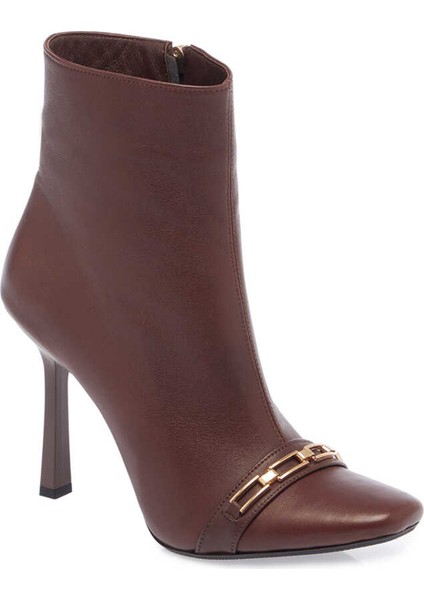 Kahve Hakiki Deri Kadın Klasik Bot - K23K1BT66934-A24 fiyatları