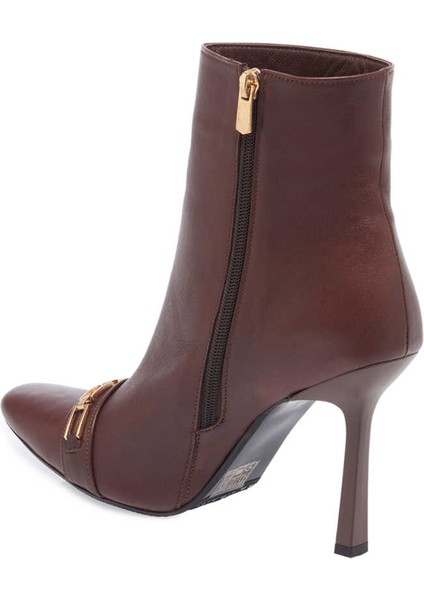 Kahve Hakiki Deri Kadın Klasik Bot - K23K1BT66934-A24 fırsatları