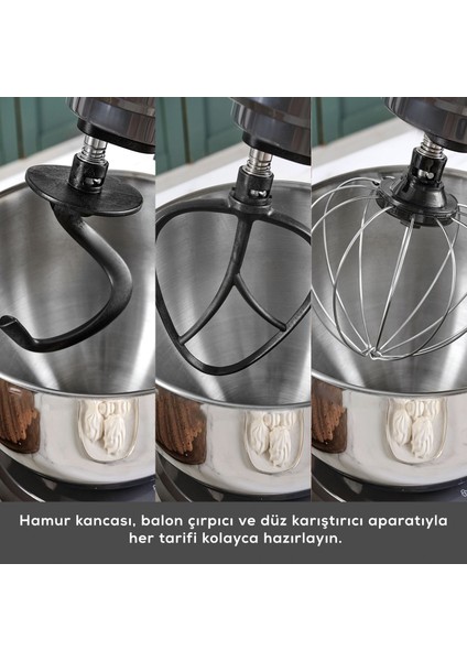 Maestrochef Stella Stand Mikser Space Gray 1500W fırsatları