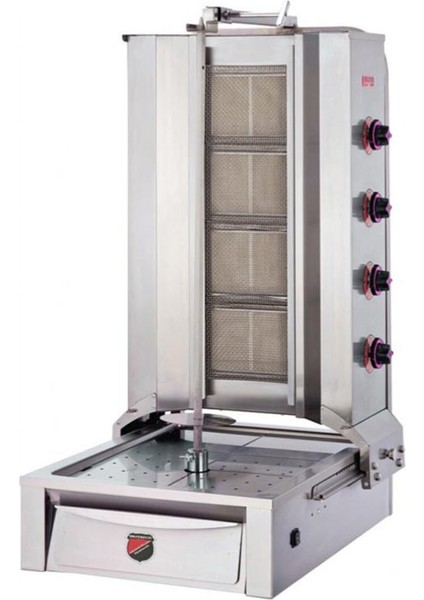 2166-B4 Alttan Motorlu Döner Ocağı, 4 Radyanlı, Lpg'li