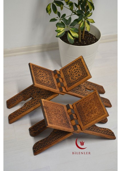 Kur An-I Kerim Rahlesi Selçuklu Büyük Boy (18X65CM) Yakma Işçilikli modelleri