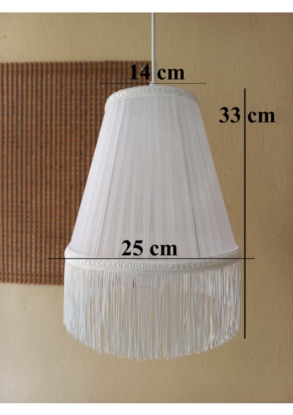 Beyaz Organze Avize M-0076 Yatak Odası Çocuk Odası Genç ve Bebek Odası Avize Aydınlatma Sarkıt modelleri