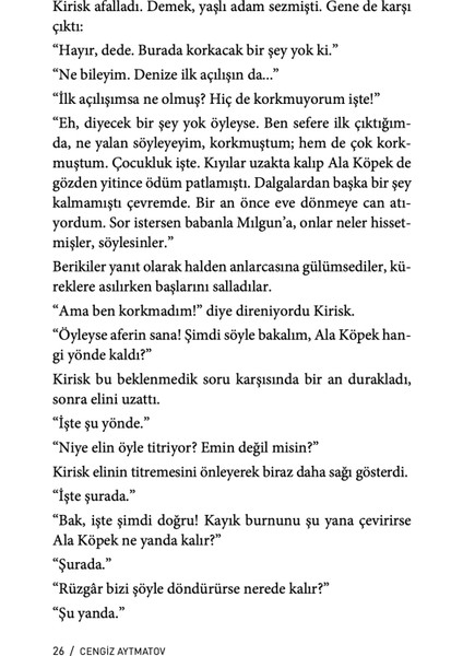 Deniz Kıyısında Koşan Ala Köpek - Cengiz Aytmatov fırsatları