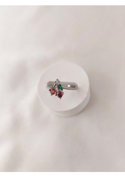 Kadın Zirkon Taşlı Kiraz Yüzük fiyatları