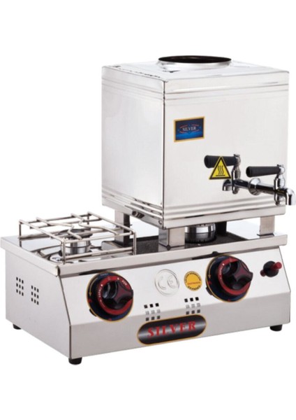 Silver 15'lik Gazlı Çay Kazanı