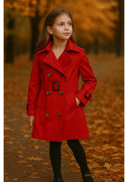 Trençkot Kız Çocuk