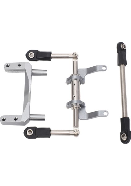 1/10 Rc Servo Montaj Hidrolik Direksiyon Bağlantı Alüminyum Alaşımlı Hafif Ayarlanabilir Sönümleme SCX10 Modelleri Ti Renk (Yurt Dışından) fiyatları