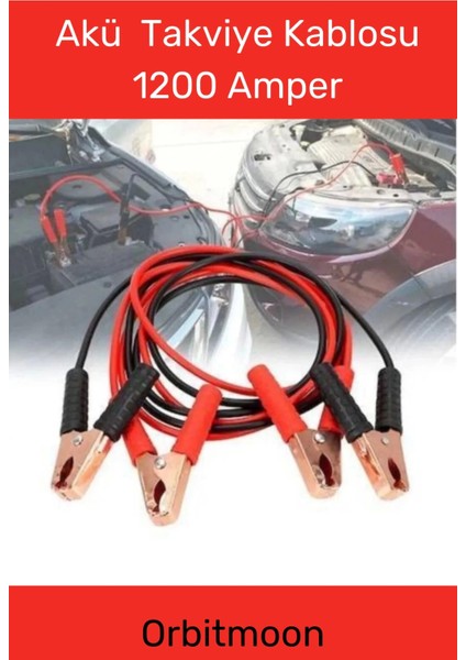 Yeni Seri %100 Bakır Kalın Kablo 1200 Amper Güçlü Oto Akü Takviye Hızlı Şarj Kablosu