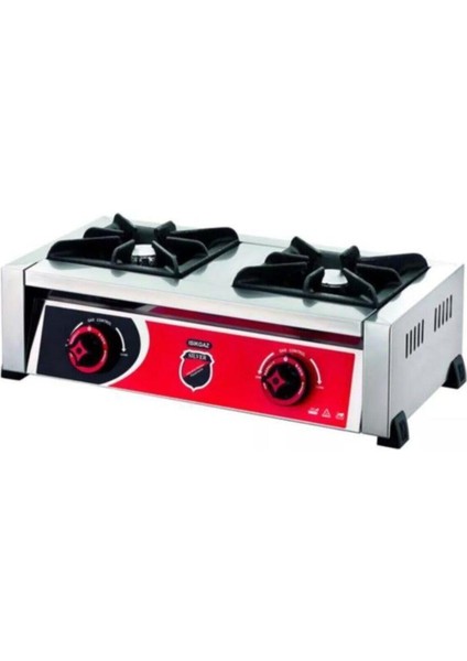 Silver Set Üstü Doğal Gazlı 2'li Mini Ocak