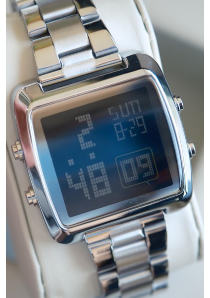 DIGITAL LED SILVER KOL SAATİ