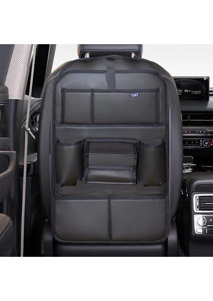Rodos Serisi Oto Koltuk Arkası Deri Eşya Düzenleyici Araç içi Organizer Siyah indirimleri