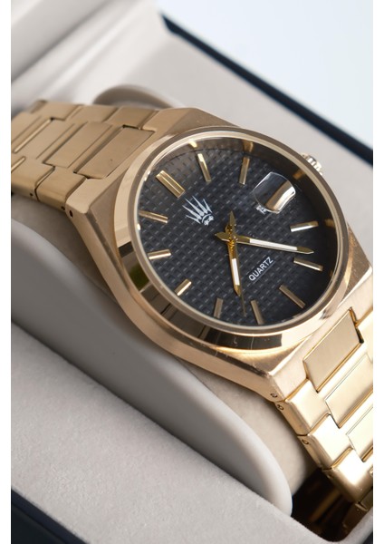 Vortex Gold Black Çelik Kol Saati fırsatları