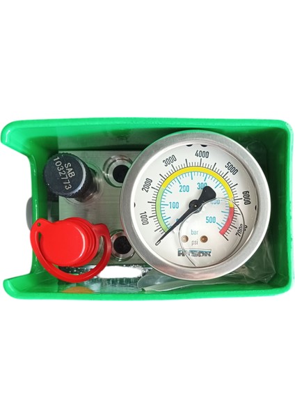 Hyson Cp-Xm Or Basınç Göstergesi 0-500 Bar / 0-7000 Psi Gazlı Amortisör Kontrol Paneli