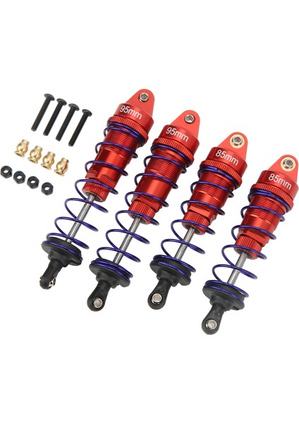 Rc Amortisör Ön Arka Alüminyum Alaşım Yükseltme Parçaları Rc Bahar Damperi Için Hsp Traxxas 1/10 Rc Araba Için Kırmızı (Yurt Dışından) fiyatları