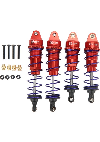 Rc Amortisör Ön Arka Alüminyum Alaşım Yükseltme Parçaları Rc Bahar Damperi Için Hsp Traxxas 1/10 Rc Araba Için Kırmızı (Yurt Dışından) modelleri